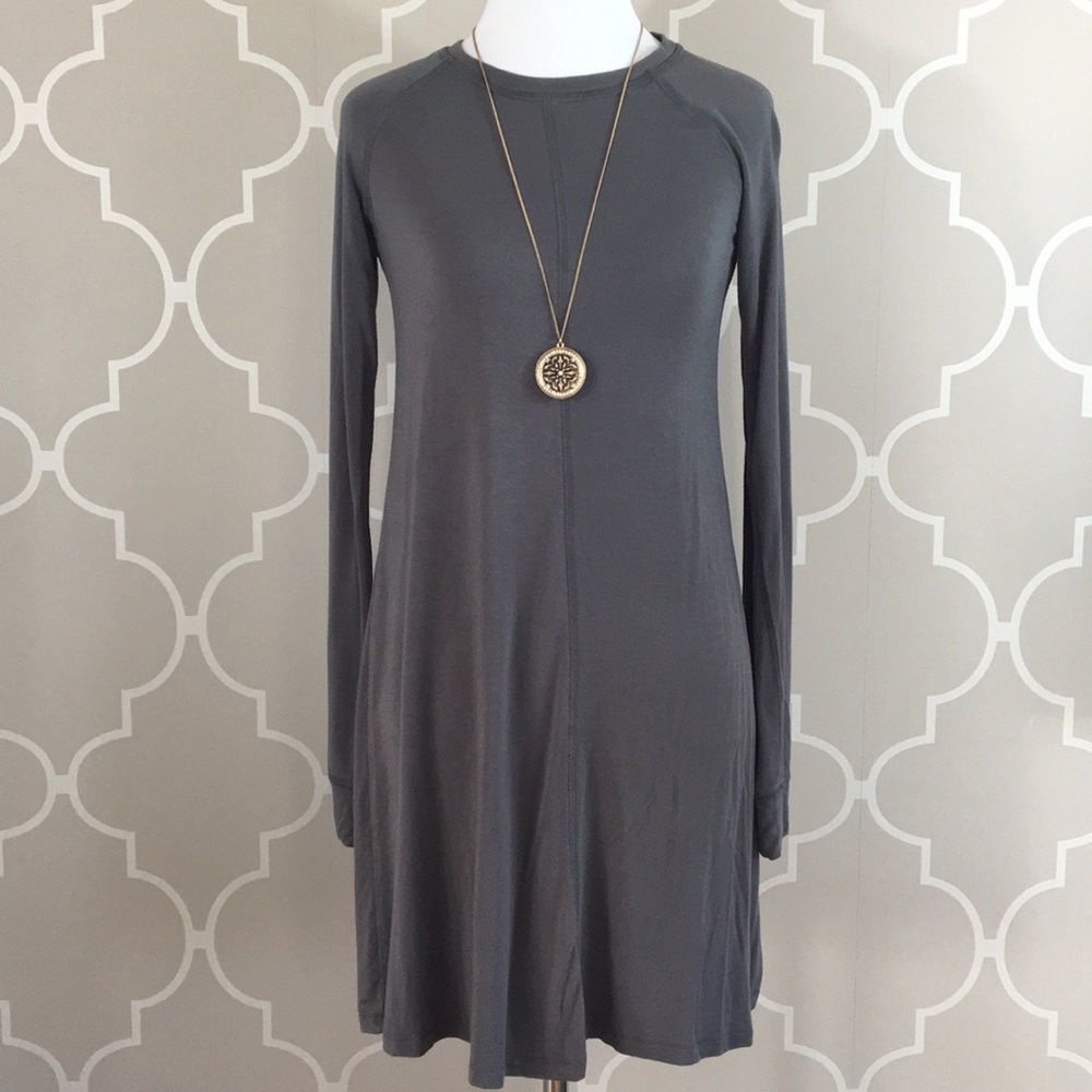 Gray small tunic dress from Forever 21